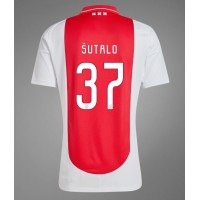 Stroje piłkarskie Ajax Josip Sutalo #37 Koszulka Podstawowej 2024-25 Krótki Rękaw